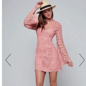 Bebe bell sleeve dress